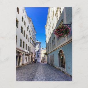 Gata i gammal stad, Linz, Österrike Vykort