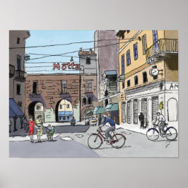 Gata i Italien nr 22Poster Poster