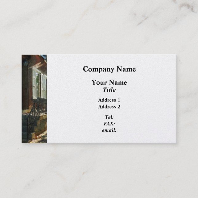 Gata i New Castle, Delaware - Platinum Visitkort (Framsida)