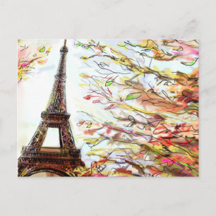 Gata i Paris - illustration 2 Vykort
