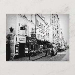 Gata i Paris Vykort