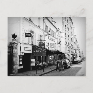 Gata i Paris Vykort