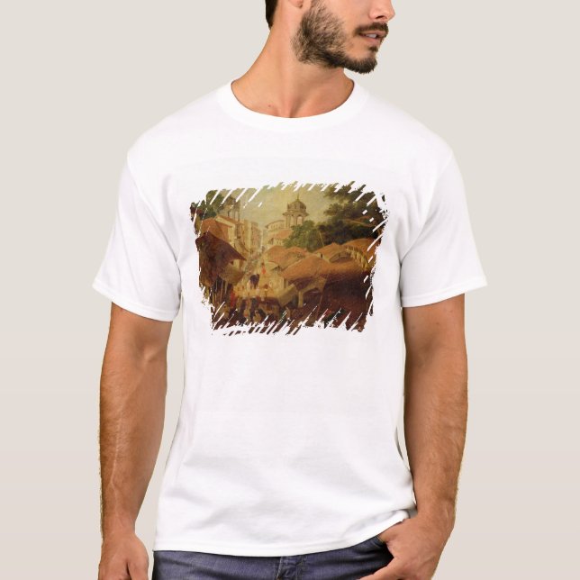 Gata i Patna, c.1825 (olja på kanfas) Tee (Framsida)