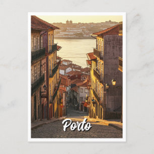 Gata i Porto Portugal Travel Vykort