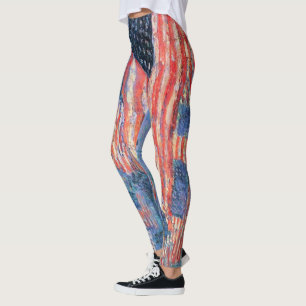 Gata i regnet av Frederick Childe Hassam Leggings