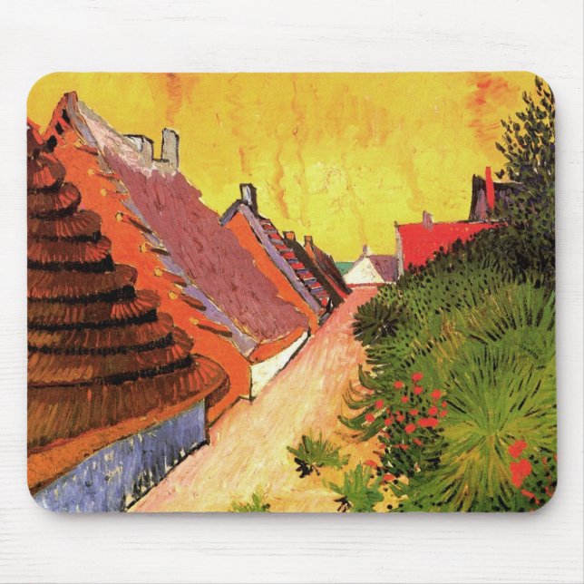 Gata i Saintes Maries av Vincent van Gogh Musmatta (Framsidan)