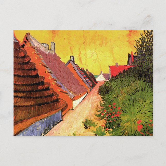 Gata i Saintes Maries av Vincent van Gogh Vykort (Framsida)