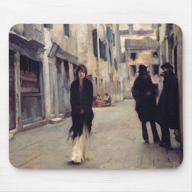 Gata i Venedig (Elegant Woman) (singer Sargent) Musmatta (Framsidan)