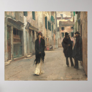 Gata i Venedig - John Sargent Fine Art Poster