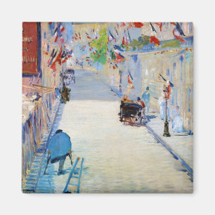 Gata med Fransk Flaggor, Manet Magnet