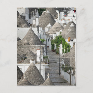 Gata med husvagnar i Alberobello, Apulien Vykort