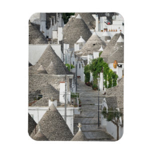 Gata med trullihus i Alberobello, Puglia Magnet