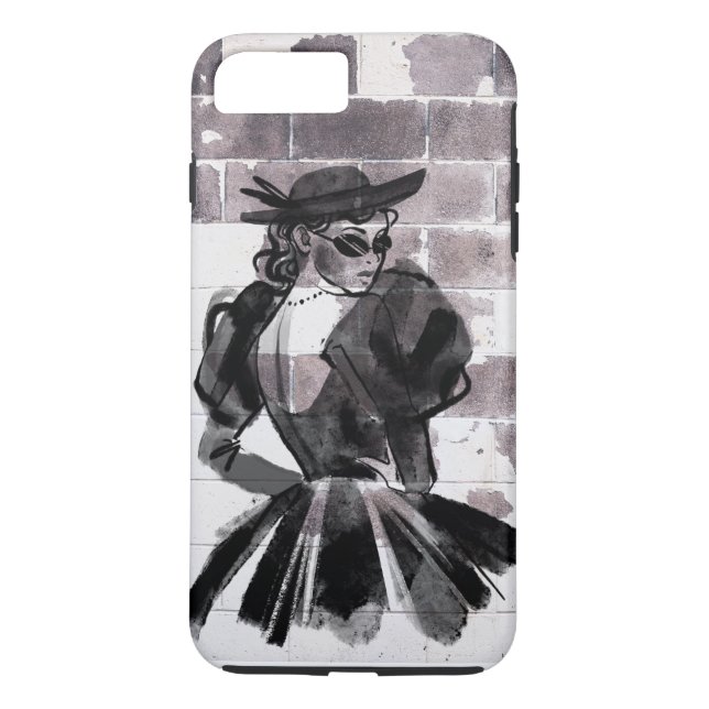 "Gata Muse - Mode på muren" Case-Mate iPhone Skal (Baksida)