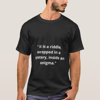 Gåta, mysterium, enigma t shirt