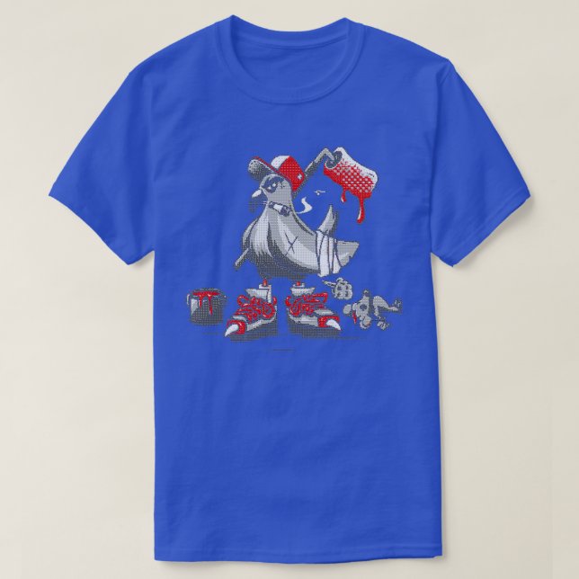 Gata Pigeon 3 T Shirt (Design framsida)