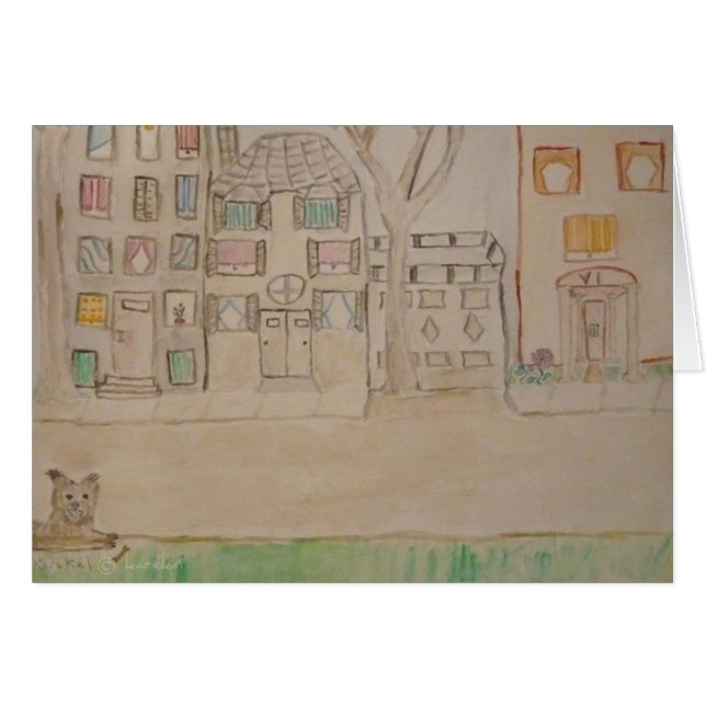 gata som för ses OBS kort (Framsidan Horizontal)