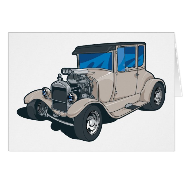 Gata Stänger Hälsningskort (Framsidan Horizontal)