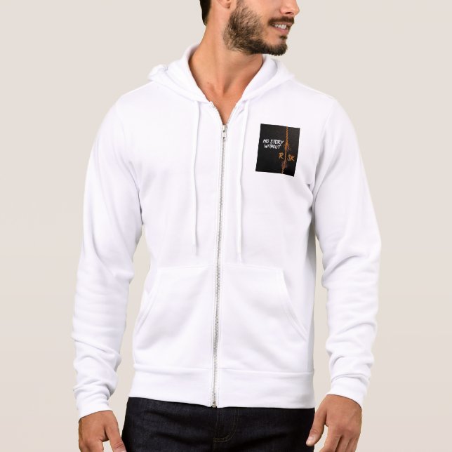 Gata Stil Essentials: Graphic Print Hooded Swea T Shirt (Framsida)