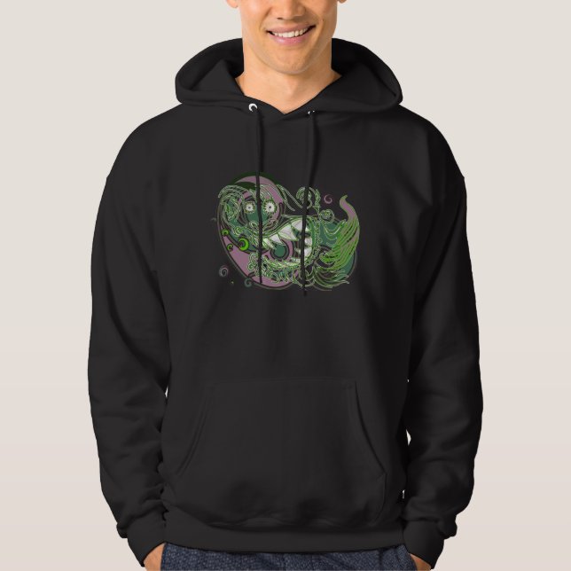 GatadrakeHoodie Sweatshirt Med Luva (Framsida)