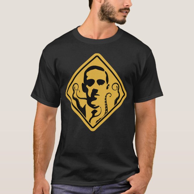 Gatagskylt Lovecraft T Shirt (Framsida)
