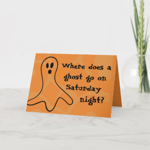 GåtaHalloween spöke Kort