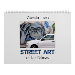 Gatakonst av Las Palmas 20XX Kalender