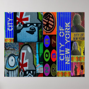 GATAKONST NYC vid URBAN59 Poster