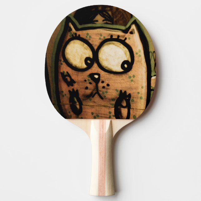 Gatakonstkatt Pingisracket (Framsidan)