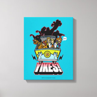 Gåtamaskin "Yikes!", Grafiskt Canvastryck