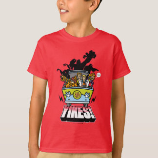 Gåtamaskin "Yikes!", Grafiskt T Shirt