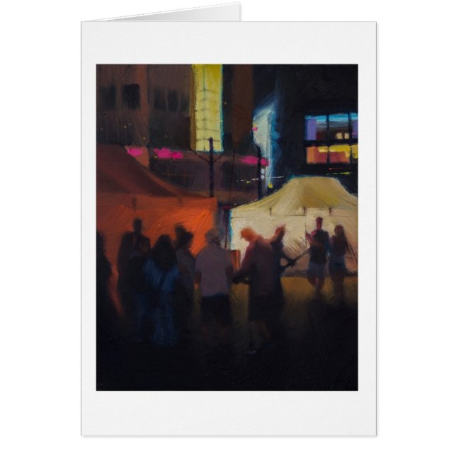 "Gatamusik ", Hälsningskort (Framsidan)