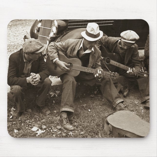 Gatamusiker, Maynardville, Tennessee, 1935 Musmatta (Framsidan)