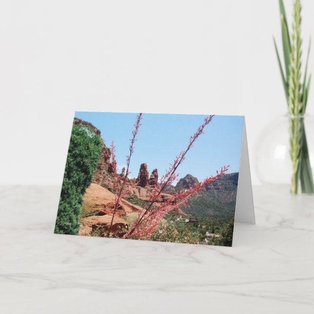 Gåtan av det röda Sten-tomma kortet Kort (Framsida)