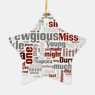 Gåtan av Edwin Drood Julgransprydnad Keramik