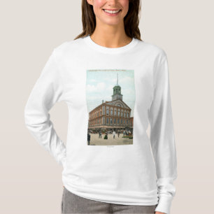 Gatan beskådar av Faneuilen Hall Tröja