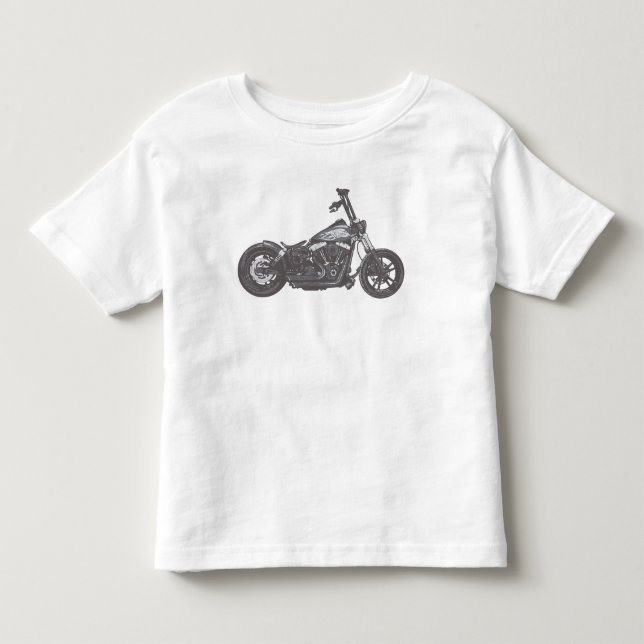 gatan guppar motorcykeln t-shirt (Framsida)