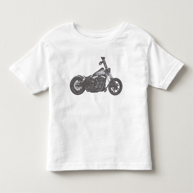 gatan guppar motorcykeln tee (Framsida)