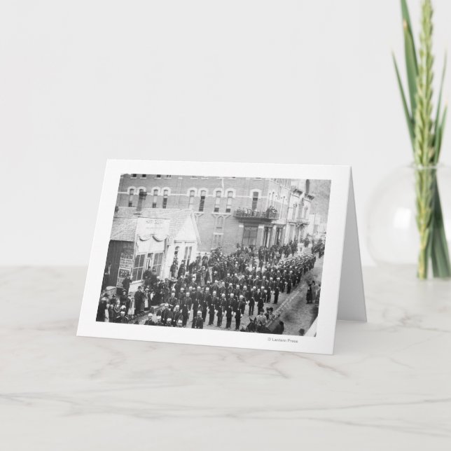 Gataparaden i Deadwood, SD fotograferar Kort (Framsida)