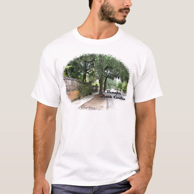 Gataplats, Beaufort, SC T-shirt (Framsida)