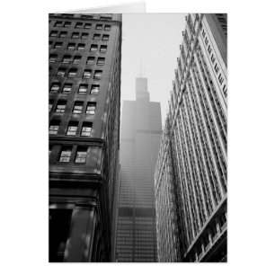 Gataplats - Chicago Hälsningskort
