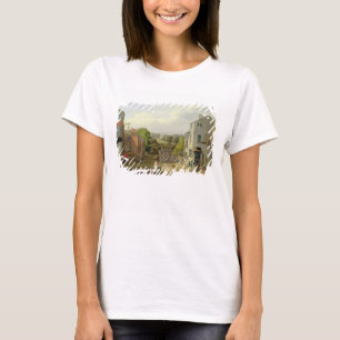 Gataplats i Chorley, Lancashire, med en T Shirt