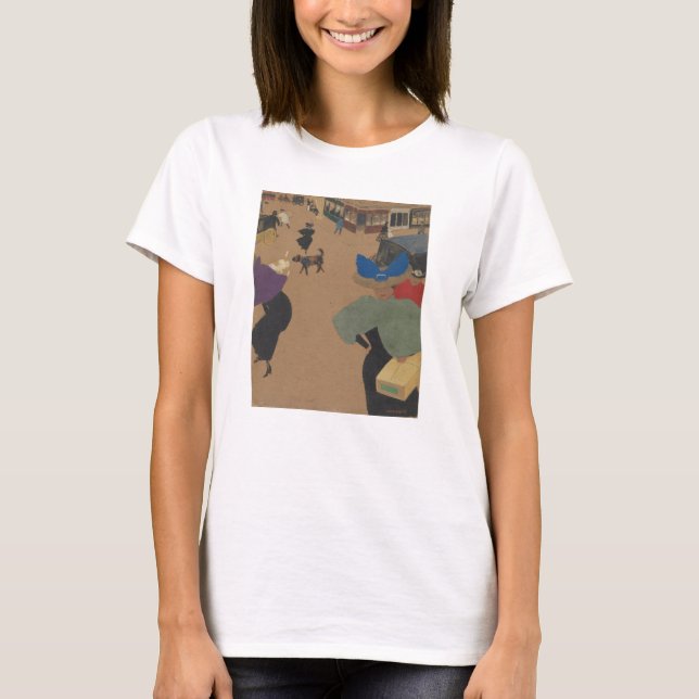 Gataplats i Paris Tee (Framsida)