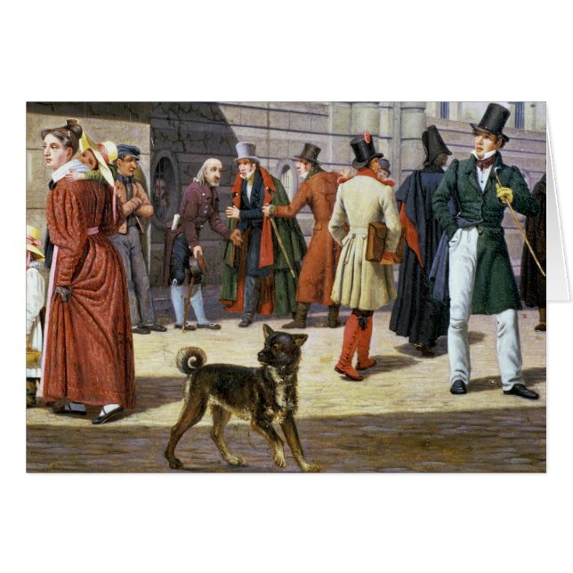 Gataplats i Stockholm Hälsningskort (Framsidan Horizontal)