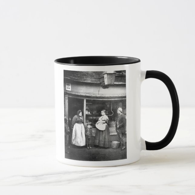 Gataplats i victorianen London Mugg (Höger)