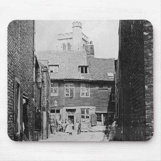 Gataplats i victorianen London Musmatta (Framsidan)