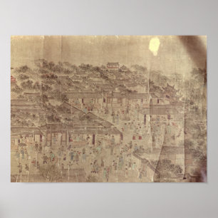 Gataplats, kines, Ming dynasti Poster