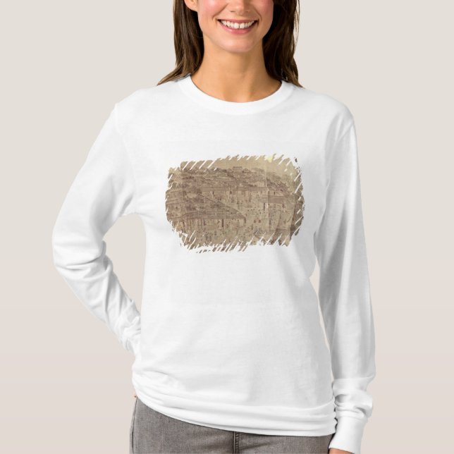 Gataplats, kines, Ming dynasti T Shirt (Framsida)
