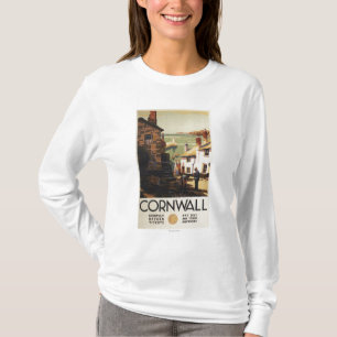 Gataplats med arbetejärnvägen för två manar tee shirt