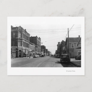 Gataplatsen i port Townsend, WA fotograferar Vykort