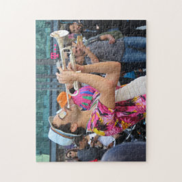 Gatatrumpetare i Berlin, Tyskland Pussel